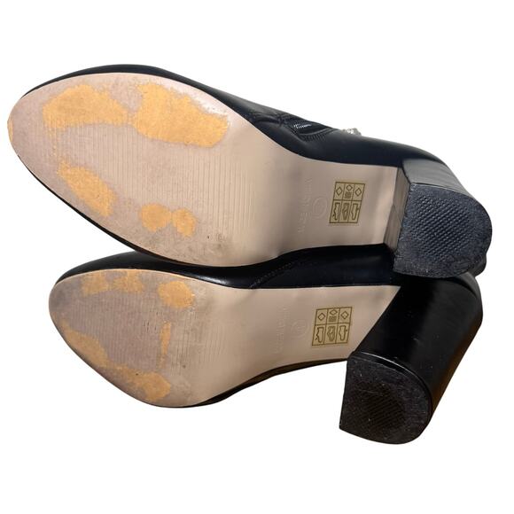 PrettyLittleThing Sofie-2 Black Block Heel Ankle Boots – Size 4 - Picture 4 of 7